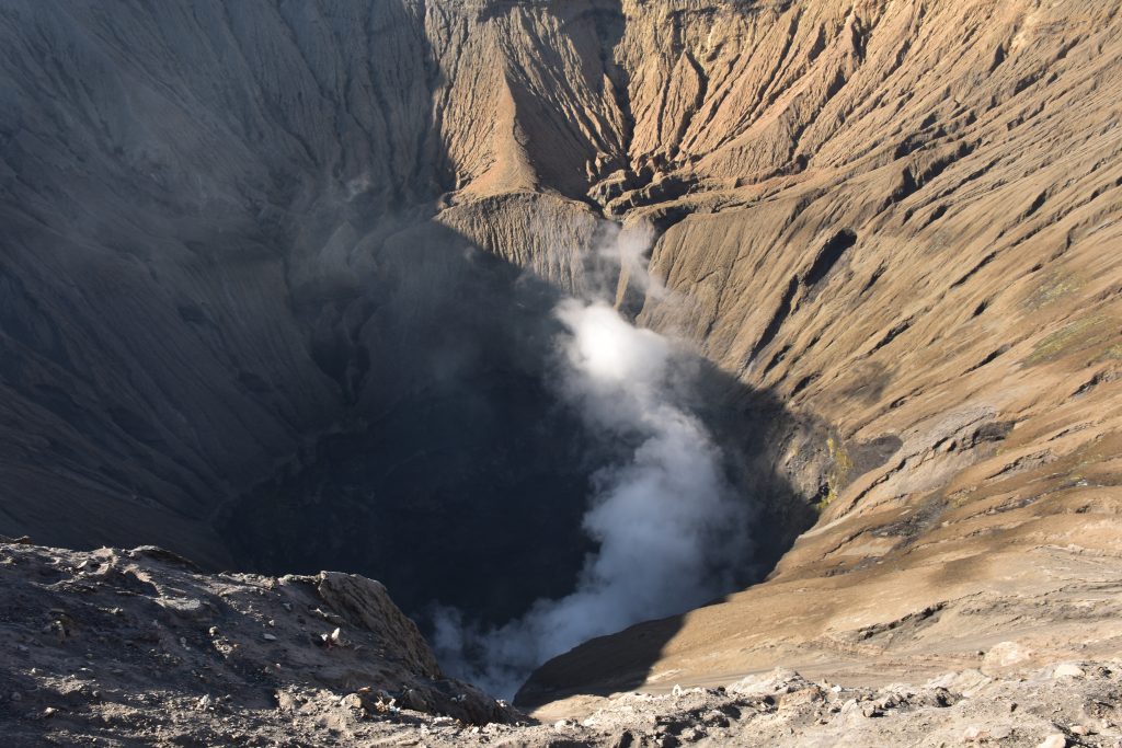 Mount Bromo Free into the crater