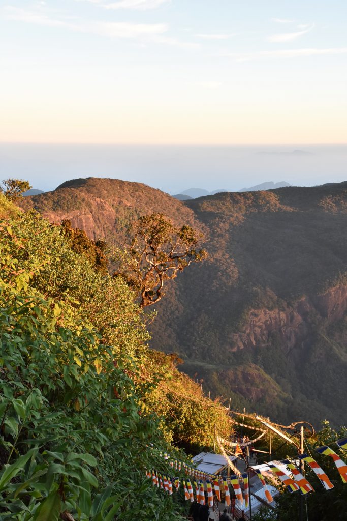 climbing Adam's Peak 