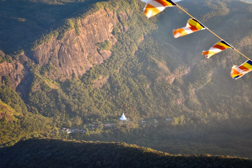 climbing Adam's Peak 