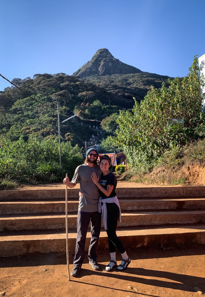 climbing Adam's Peak 