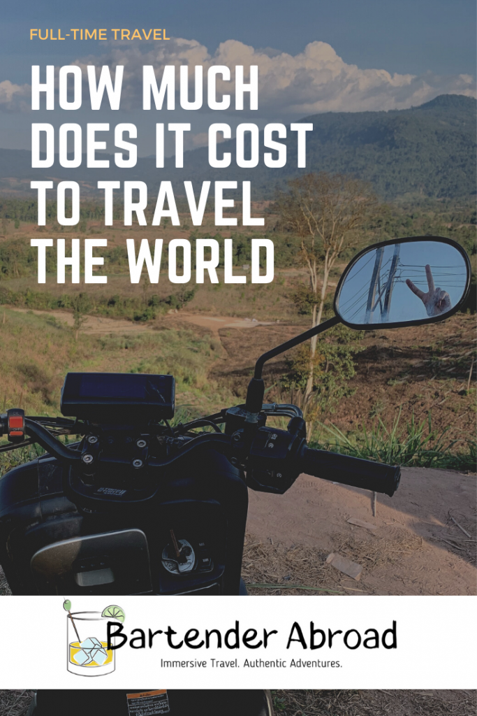 how much does 3 months travelling cost