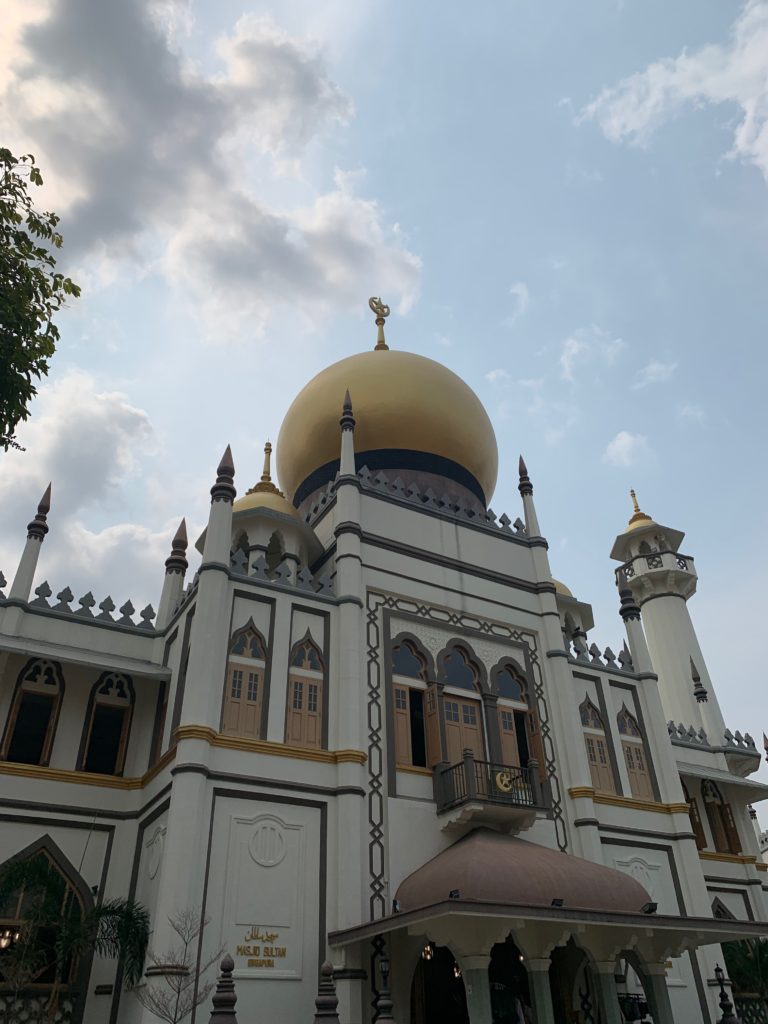 Kampong Glam mosque in Singapore 