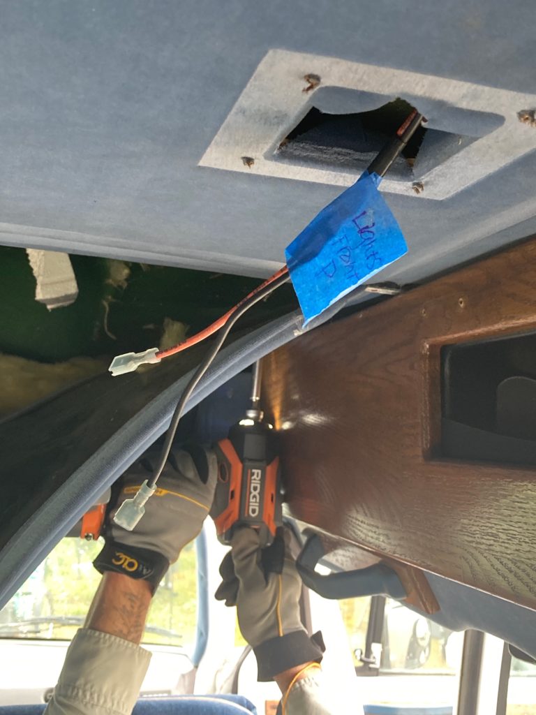 van build mistakes label the wires as you uncover them. Blue tape on the wire. 