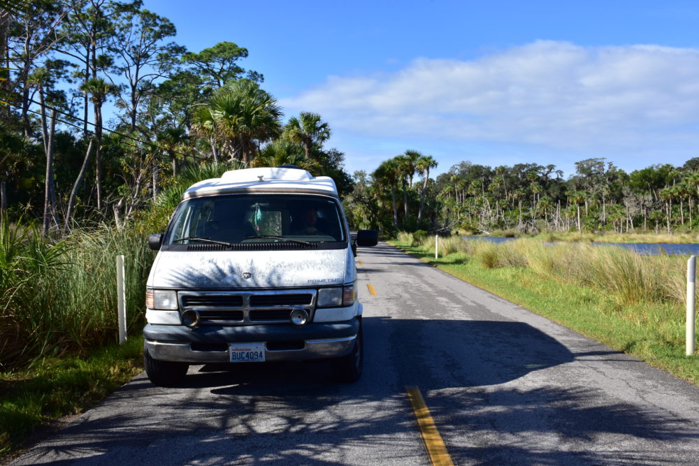 van life in Florida. On a florida road trip. 
