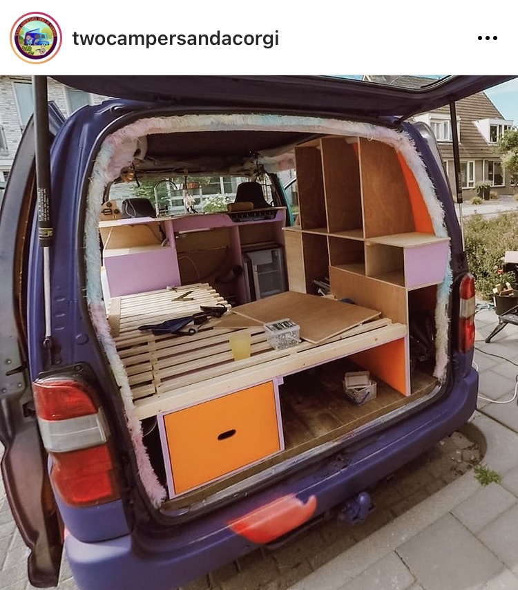 colorful van layout 