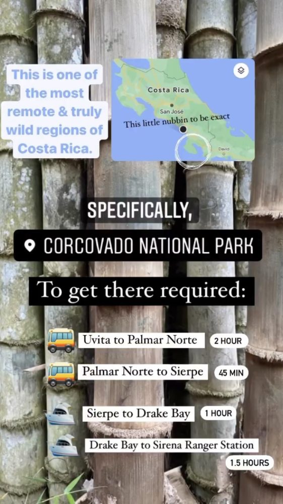 Transportation to Corcovado National Park 