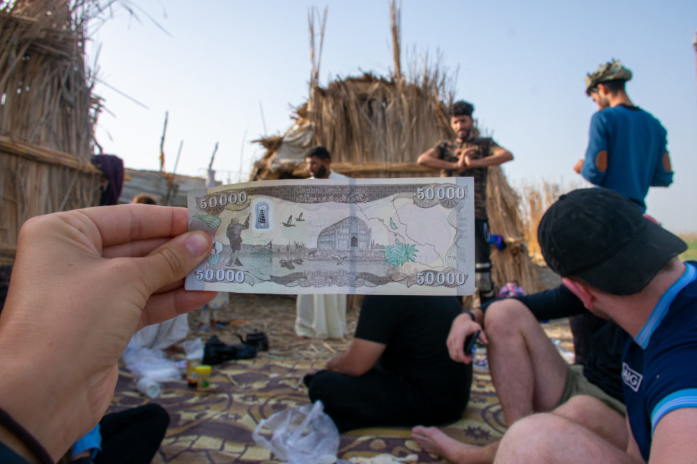 50,000 Iraqi Dinar. Iraq travel tips. 