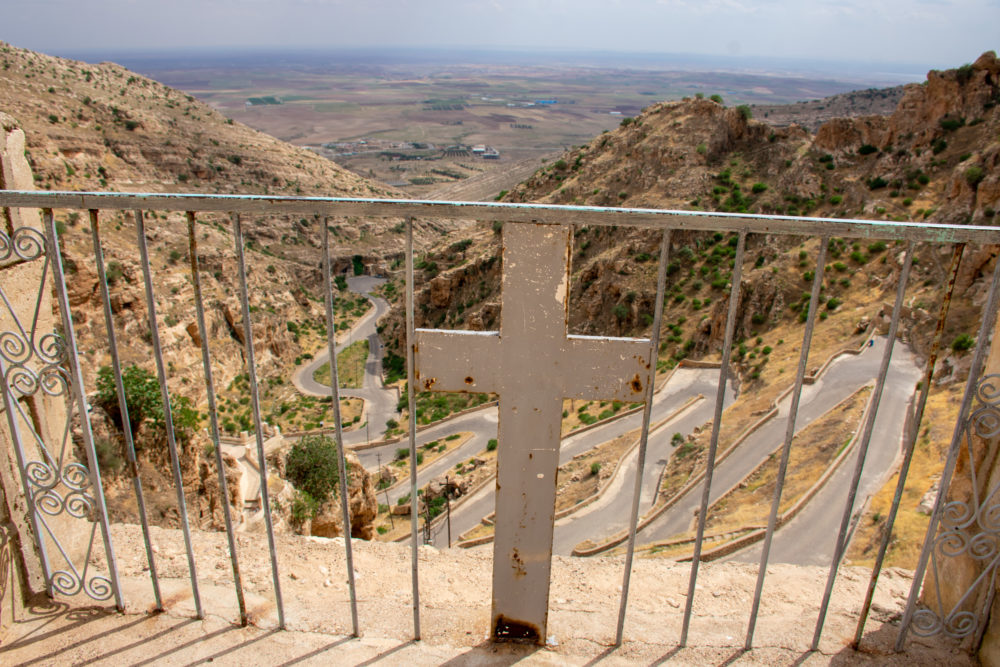 The hillside monastery. Kurdistan Road Trip. 