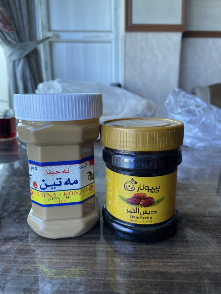 tahini and date syrup 