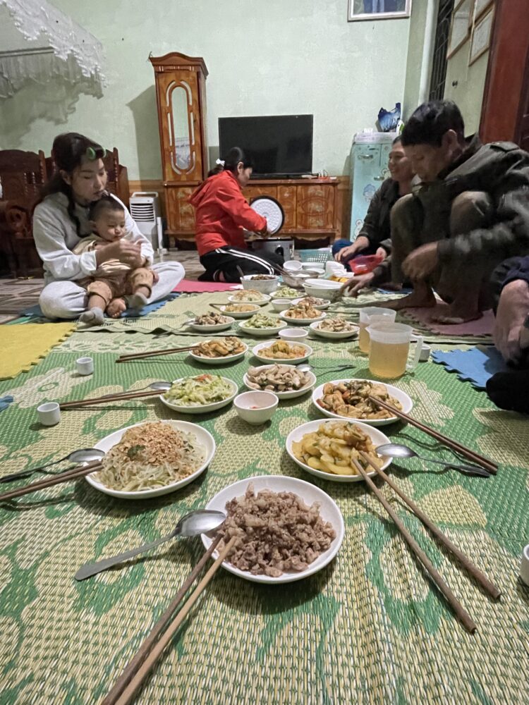 Examples of the food on the North Vietnam Motorbike Loop