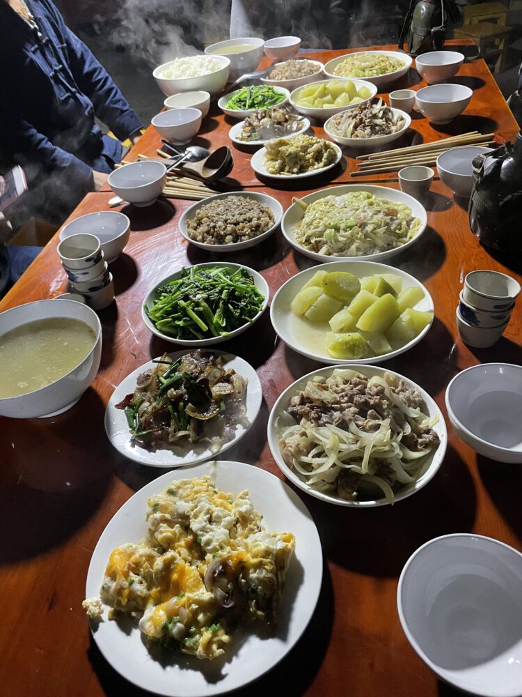 Examples of the food on the North Vietnam Motorbike Loop