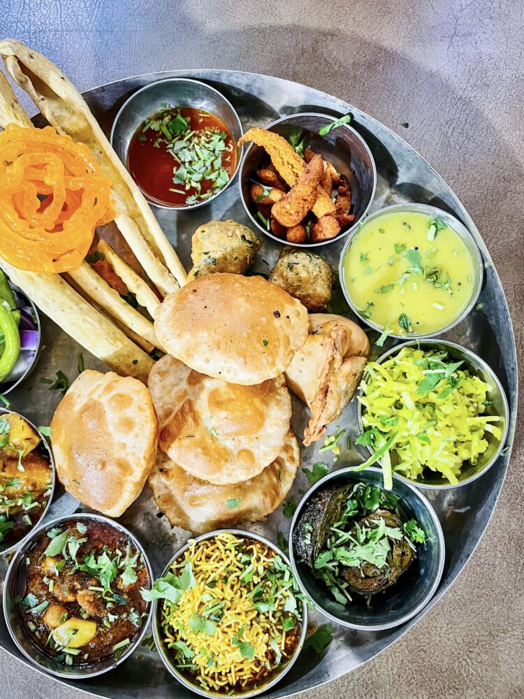 A giant indian Thali