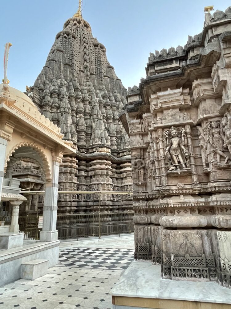 very intricately carved stone temples. 