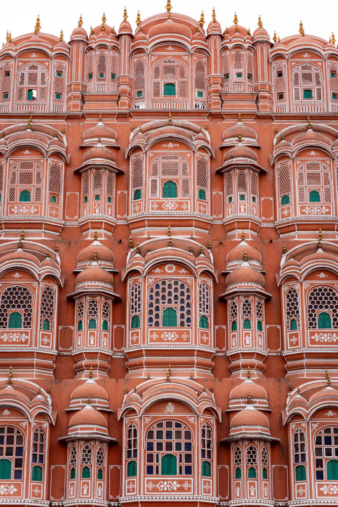 Hawa Mahal front in Jaipur 