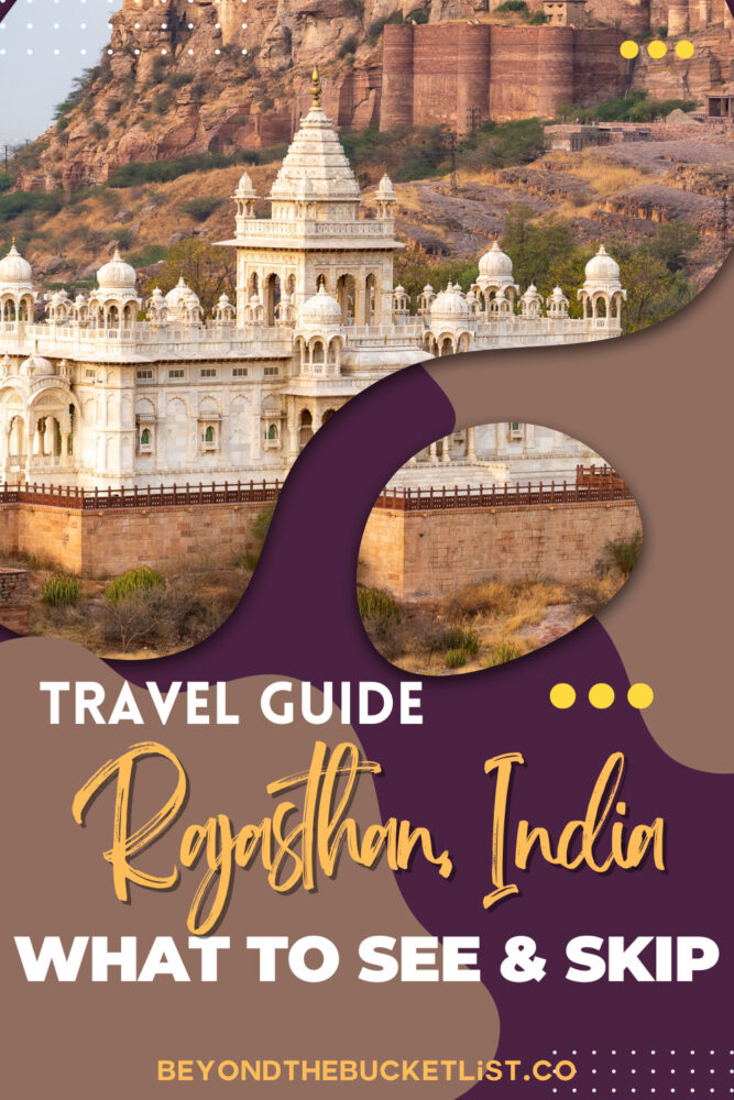 tourism details of rajasthan