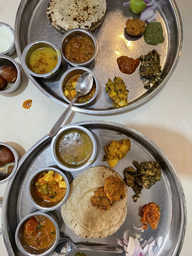 my first indian thali 
