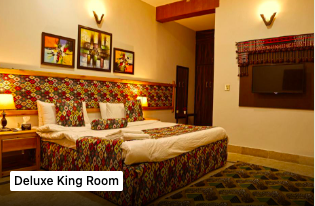 Nice hotel bedroom in pakistan