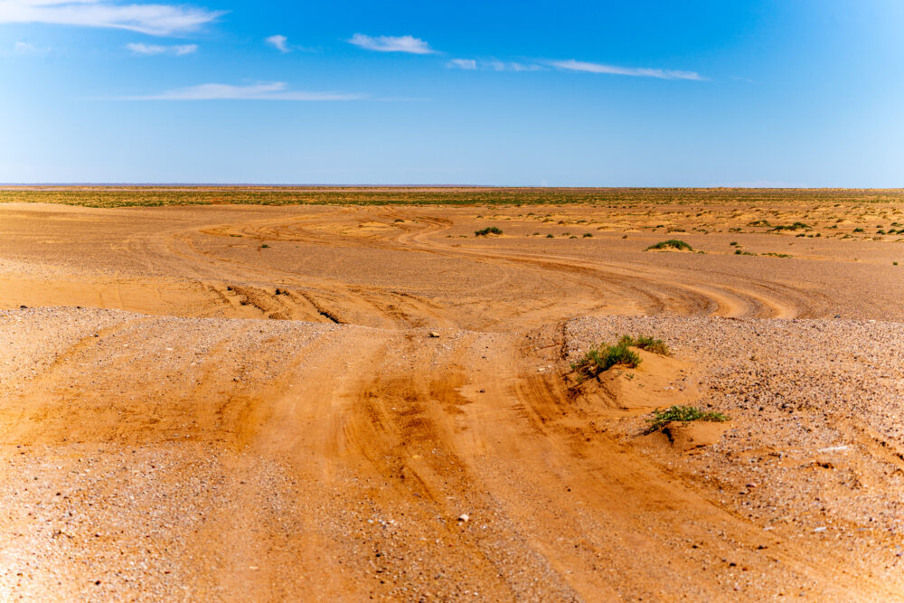 empty barren desert 