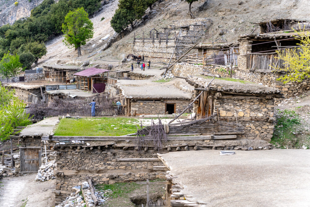 A village in rural pakistan. a spot on Pakistan travel guide 