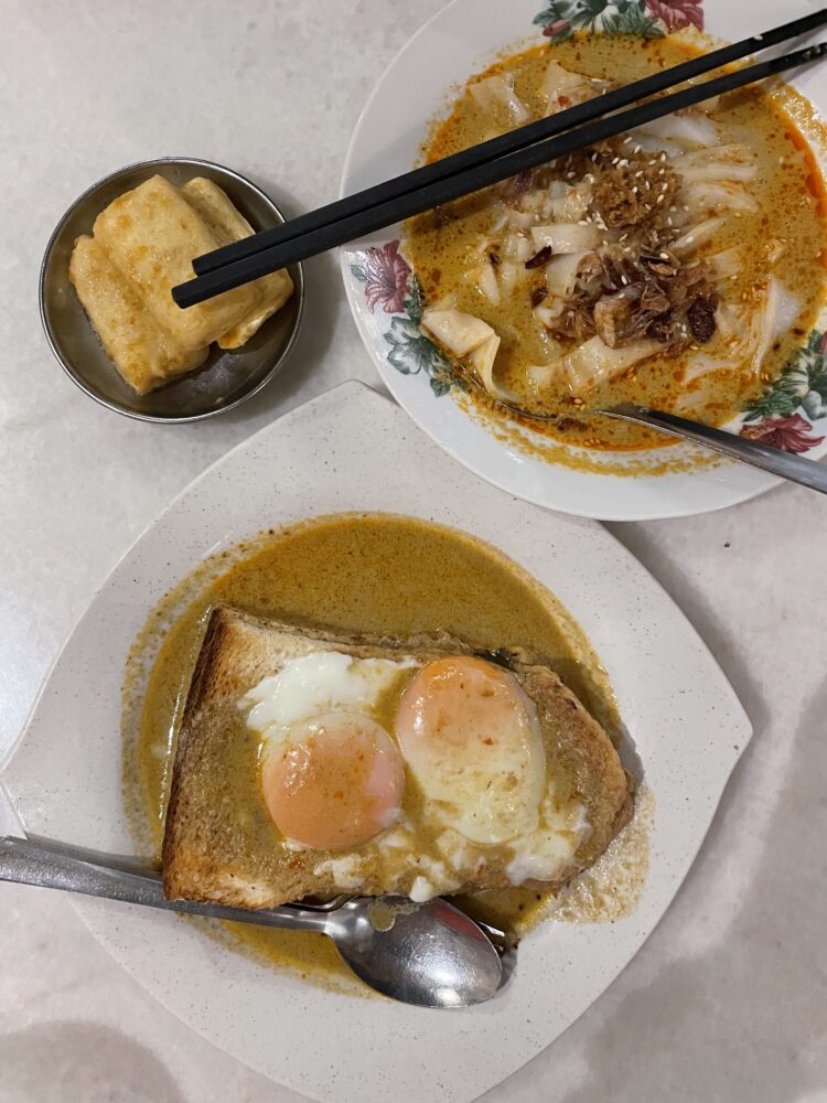 a few malaysian dishes with eggs 