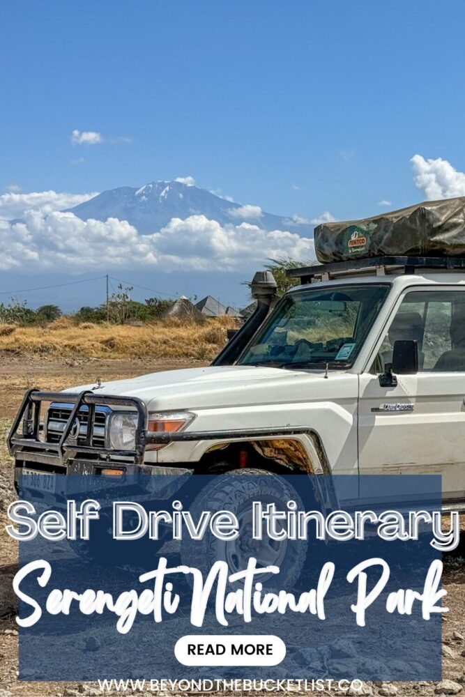 Serengeti Self-Drive Itinerary pin 