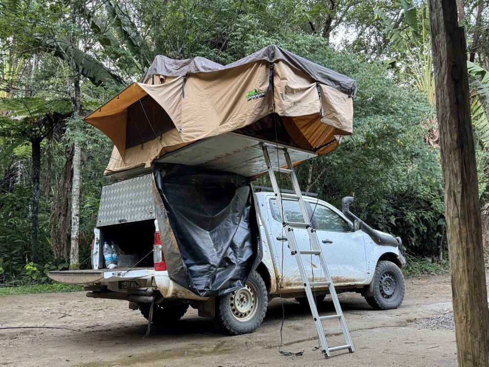 camping on our Madagascar Road Trip 