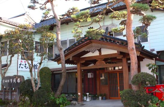 Front of my favorite ryokan in Dewa Sanzan 
