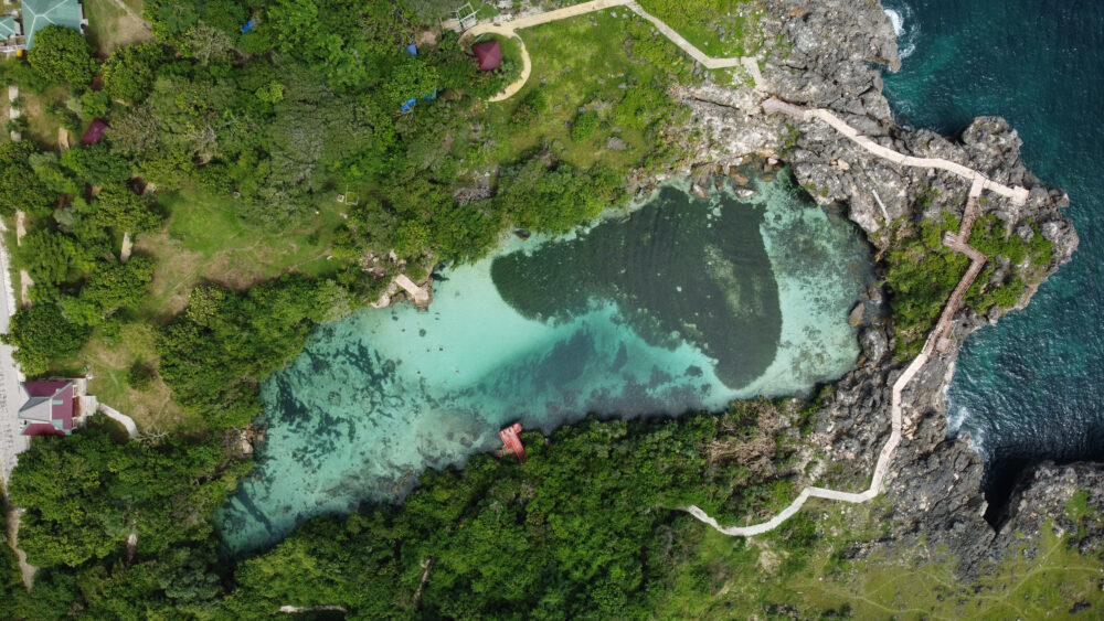 lagoon from above 