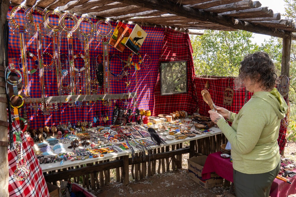 maasai bead table 