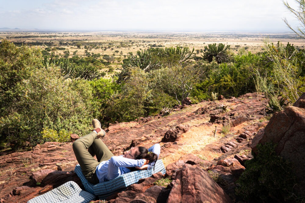 view from Maji moto eco camp