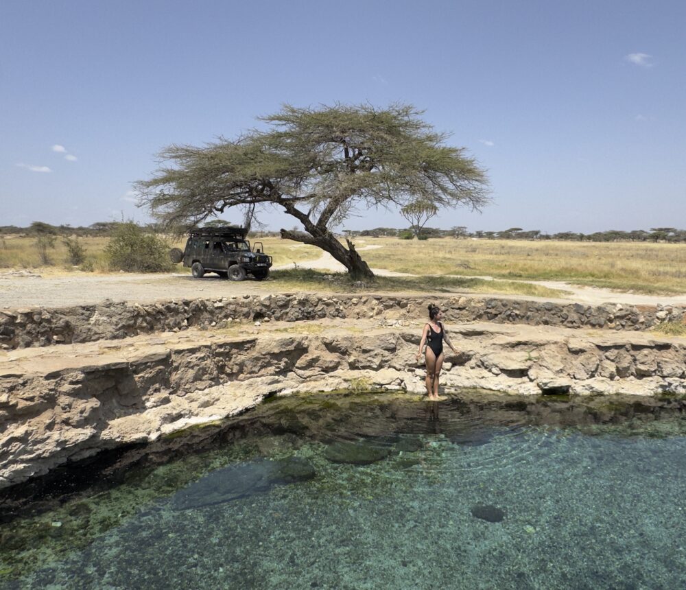 Me, about to swim in a natural pool